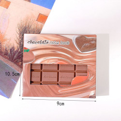 80 ark Creative Chocolate Shape Sticky Notes Notebooks Memo Chocloate