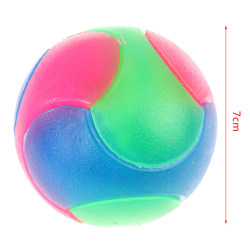 Glödande boll Hundleksak LED-hundbollar Blinkande elastisk boll A L