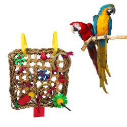 Bird Pet Papegoja Klättring Net Jungle Fever Swing Rope Animals La