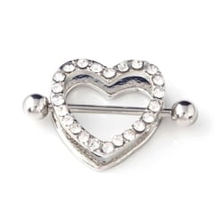Nipple Ring Body smykker 1 STK sølv