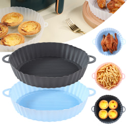 Air Fryers Silicone Pot Reusable Air Fryers Oven Baking Tray