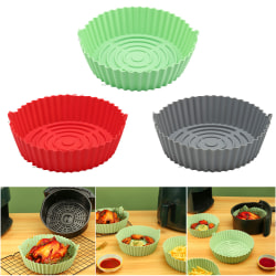 Air Fryer Silicone Baking Pan Round Air Fryers Silicone Pot Tray