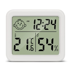Hemtermometer LCD Digital inomhushygrometer Termometer Tempe