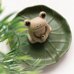 100 % handgjord keramisk sticka rökelsehållare, Small Frog Inc