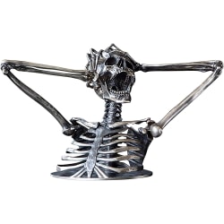 Break The Rules Madness Skeleton Bust Sculpture, Breaking All Th