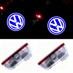 2x Led Yhteensopiva Volkswagen Door Light Logo Projektorien kanssa Light