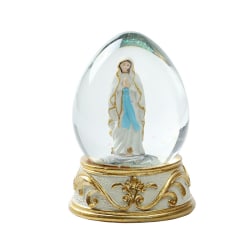 Lutheran Virgin kristallkula ornament religiös skrivbordsdekoration
