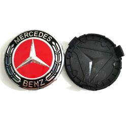 4ST/1 SET 75 mm hjulcentrumnavkapslar Cover Logotyp Emblem