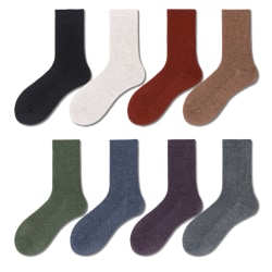 8 par sokker dame høst og vinter mid-tube sokker svette-