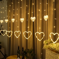 LED-valosarja rakkausverhovalo Ystävänpäivän häät