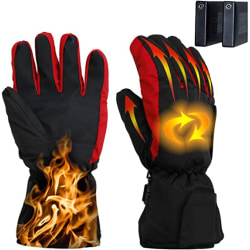 Uppvärmda handskar, batteridrivna thermal värmehandskar, vindtät Wi