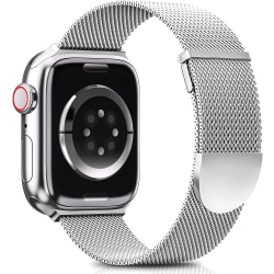 Sølvremmer Kompatibel med Apple Watch-rem 42/44/45 mm for W