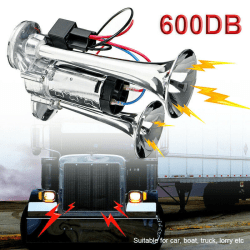 600DB bilhorn elektrisk hornförsörjning dubbelt rör metall sammanfogad