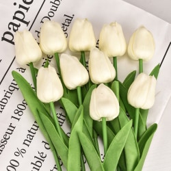 10 Pack Faux Tulips Real Touch konstgjorda blommor Bulk Fake Tuli