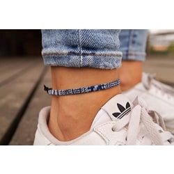 (Bleu-blanc) Armbånd de cheville pour hommes et femmes - boho hi