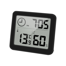 Digital termometer/hygrometer 3,2” LCD stor display inomhus Amb