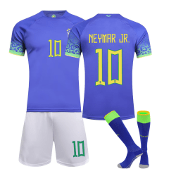 VM 2022 Brasilien - Neymar nr 10 tröja (175-180 cm)