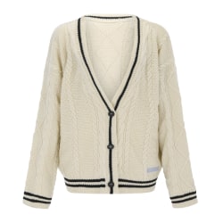 Star Brodered Knit Folklore Cardigan, Handgjord S