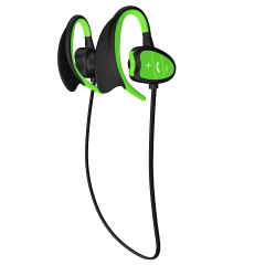 Blå simhörlurar Trådlösa Bluetooth 5.0 hörlurar Ipx8 green