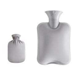 Varmvattenflaska med cover, PVC 2L varmvattenpåse för varmvatten