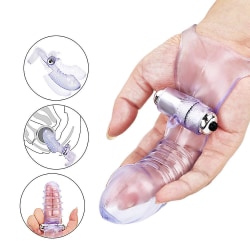 Kvinnlig Strap-on Finger-Vibrator Sexuell Stimulator Dildo_g Spot_massager_leksaker- null none