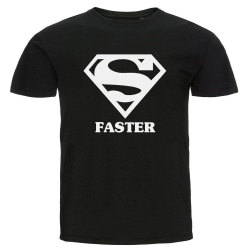T-shirt - Super faster Black Storlek S