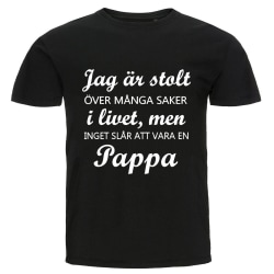 T-shirt - Jag är stolt, Pappa Black XL