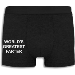 Boxershorts - World's greatest farter Black M