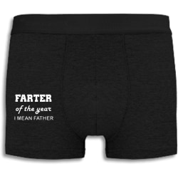 Boxershorts - Farter of the year Black L