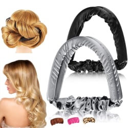 Heatless Curling Rod Headband Silk Curls Ribbon Hair Curler for Long No Heat Curl Overnight Band Magic Wave Hair Curlers Rollers