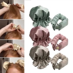 New Bun Bons Hair Rollers with Cloth Cover No Heat Hair Curlers Heatless Curls Soft Curlers Waves Without Heat Hair Styling Tool