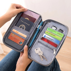 Hot Travel Wallet Family Passport Holder Unisex Travel Accessories Waterproof Document Organizer Case Bag ID Credit Cardholder