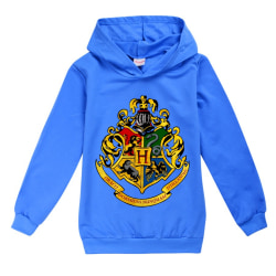 Barn Pojkar 3D Harry Potter Hoodie Sweatshirt Långärmad kappa dark blue 140cm