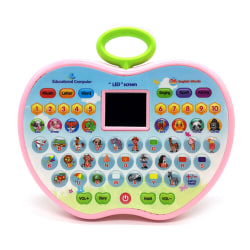Pedagogisk tablettleksak för barn att lära sig musik, alfabet Pink