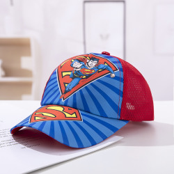 Barn pojke flicka tecknad superhjälte baseball cap Peaked monterad hatt Superman