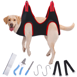Pet Grooming Hammock Restraint Bag för hundkatt för trimning av naglar C S