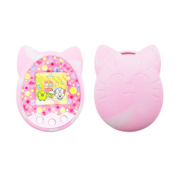 Silikon Cat Case Cover Protector för Tamagotchi 4u+mix möter Pink