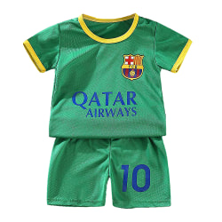 Fotboll Träningsdräkt Baby Barn T Shirts Shorts Träningsoverall Set FC Barcelona QATAR AIRWAYS 4-5 år = EU 98-110