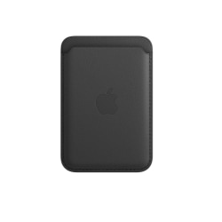 iPhone case magnetiskt läderkortfodral Korthållare för iPhone Black