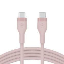 BELKIN Boost Silikon USB-C Till USB-C Kabel 2M - Rosa