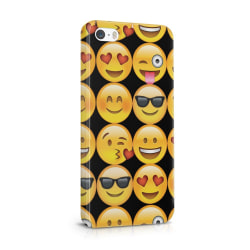 Skal till Apple iPhone SE/5S/5 - Emoji - Smileys (Pat0725)