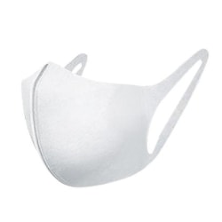 9 Pack Tvättbar mask Munskydd Skyddsmask Vit Vit