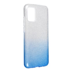 Forcell SHINING kotelo Samsung Galaxy A02S kirkas/siniselle