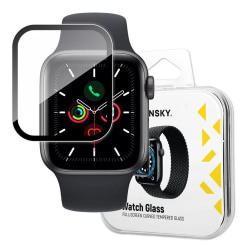 Wozinsky Apple Watch 44mm Tempered Glass Hybrid - musta