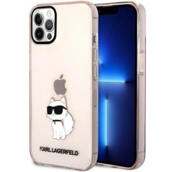 Karl Lagerfeld iPhone 12/12 Pro Mobilskal Ikonik Choupette - Ros