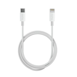 Puro USB-C Lightning MFI-kabel 1m - Vit Vit