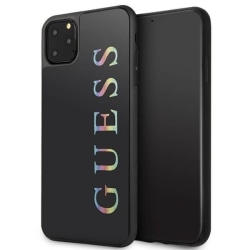 Guess iPhone 11 Pro Max skal Svart Glitter Logo Svart