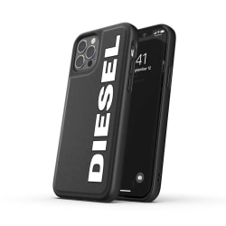 Diesel Moulded Skal till iPhone 12 & 12 Pro Svart/Vit Svart