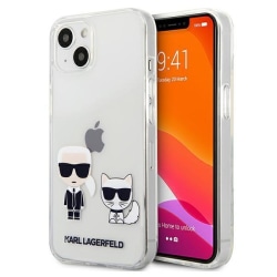 Karl Lagerfeld iPhone 13 Skal Karl & Choupette - Transparent