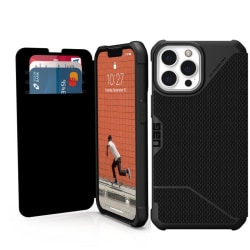 UAG iPhone 13 Pro Max Metropolis plånboksfodral - Svart Svart
